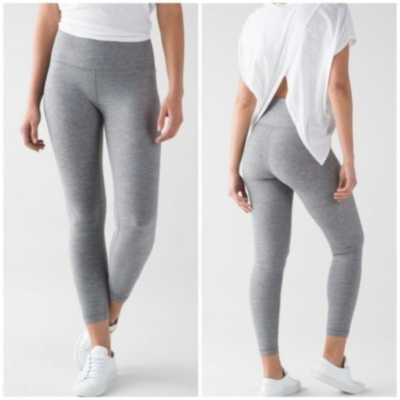 lululemon athletica Pants - LIKE NEW ✨ Lululemon High Times Leggings (Full-On Luon 21") - Gray, Size 8